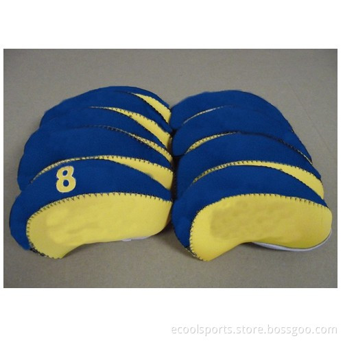 New Design Yellow/Navy Blue Iron Headcover for Men
